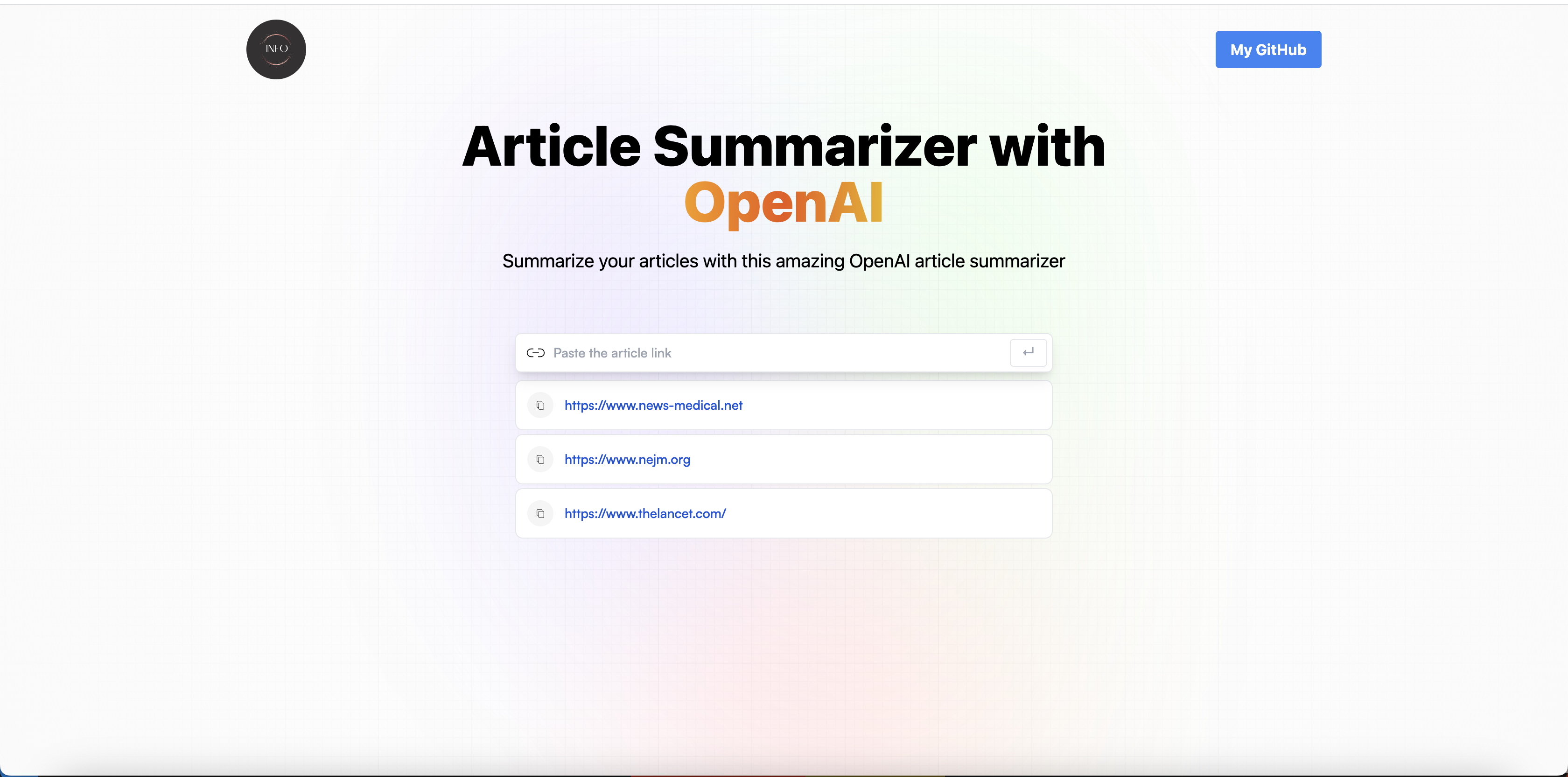 AI Article Summarizer